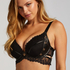 Soutien-gorge à armatures préformé longline push-up Desire, Noir