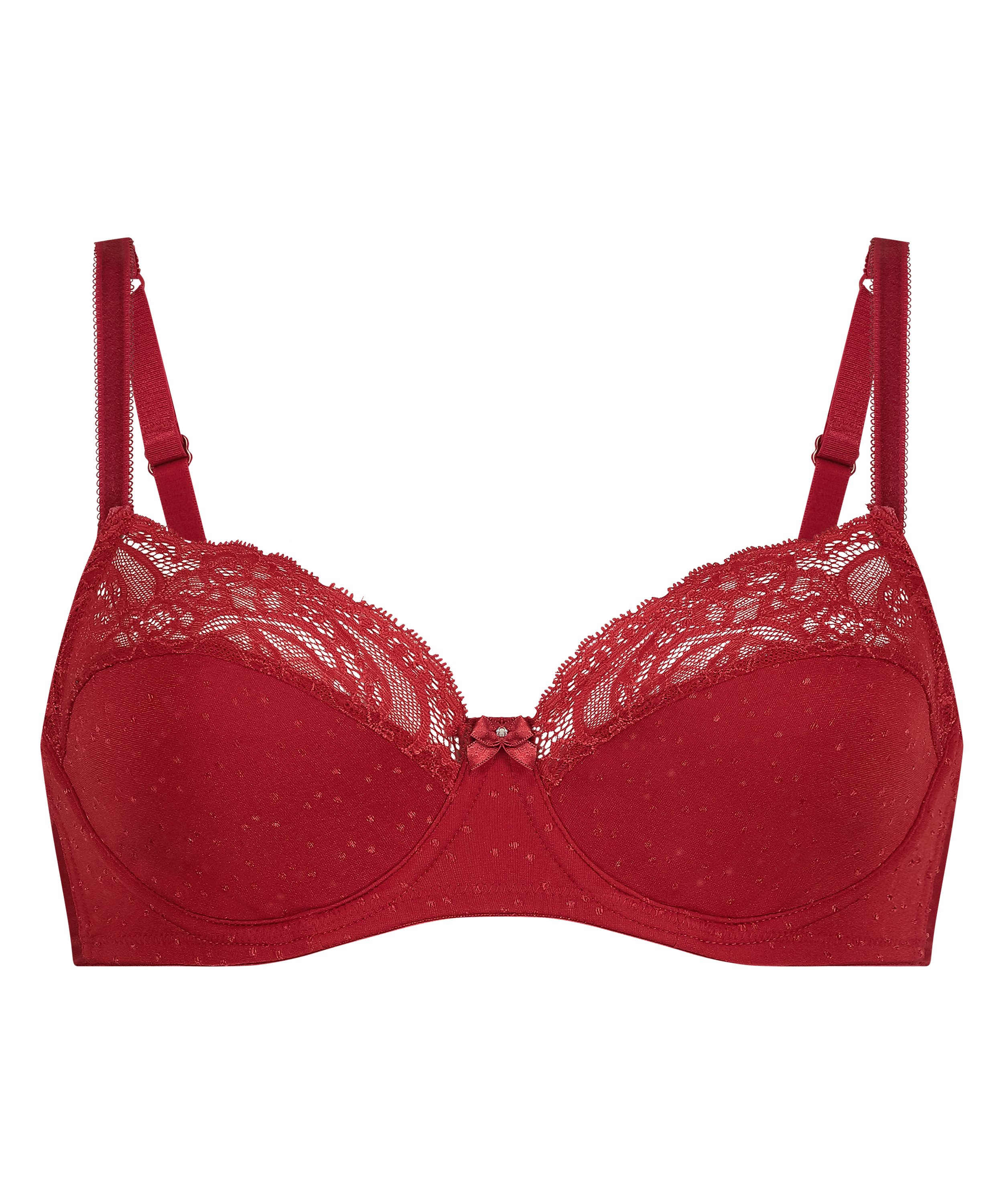 Soutien-gorge à armatures non-préformé Sophie, Rouge, main