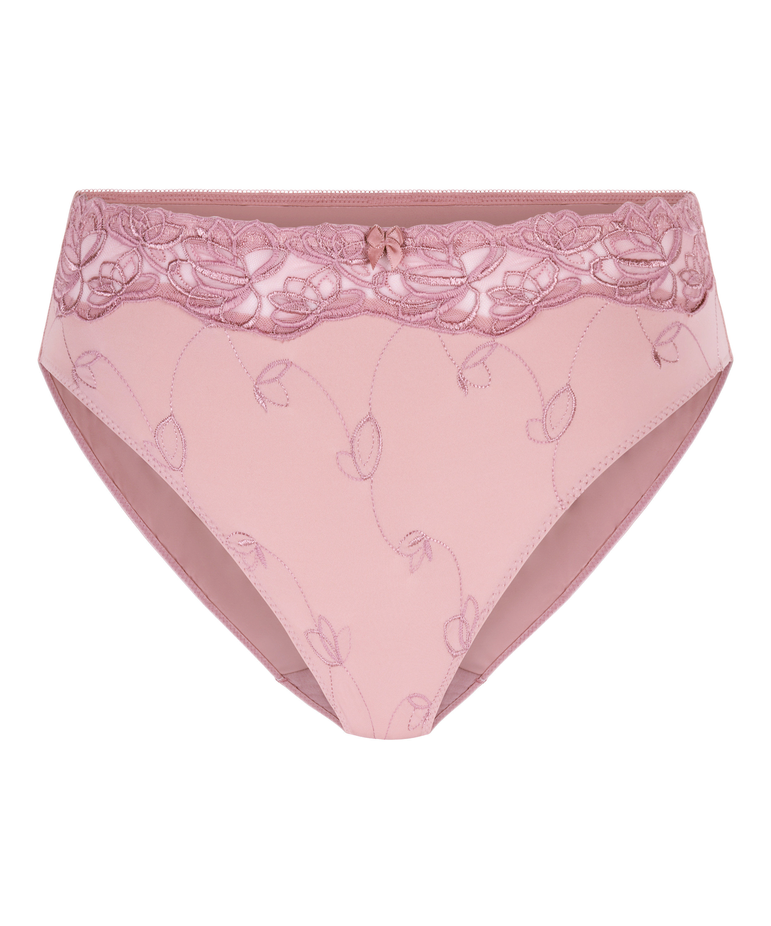 Slip taille haute Diva, Rose, main