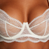Soutien-gorge non-rembourr&eacute; &agrave; armatures Isabelle, Blanc