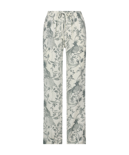 Pantalon de pyjama en Coton, Blanc