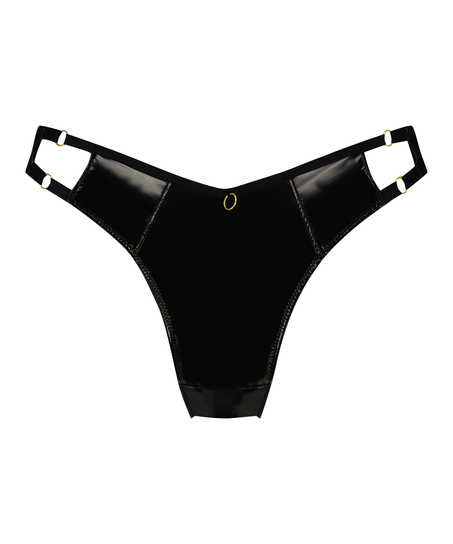 Slip brésilien Seductress, Noir