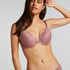 Soutien-gorge à armatures préformé push-up Marine, Rose