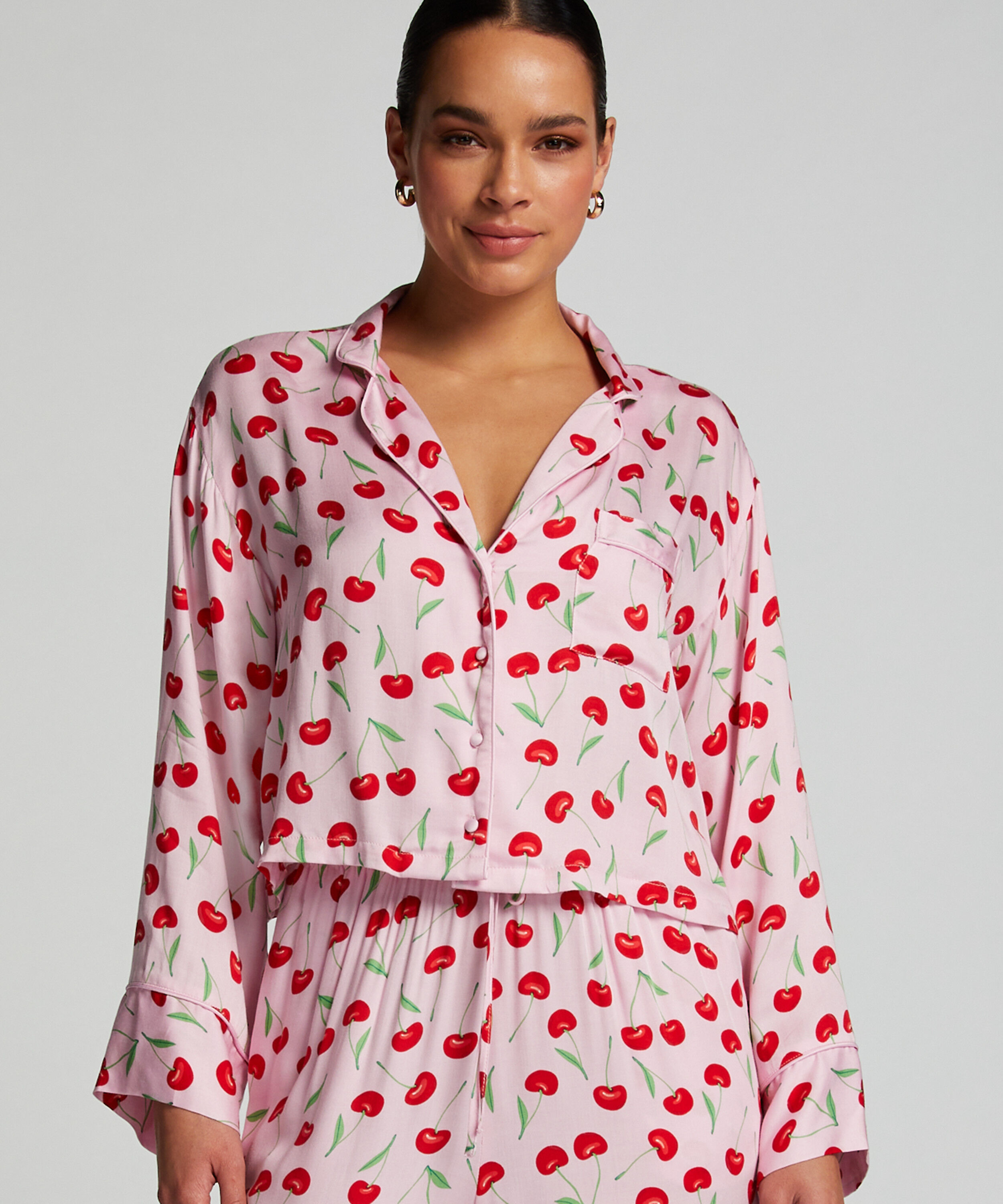 Haut de pyjama Twill, Rose