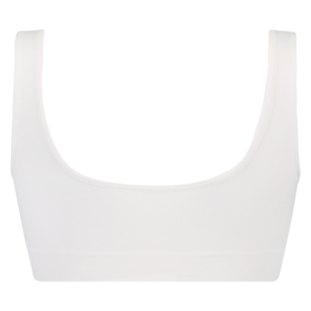 Top basic sans coutures, Blanc