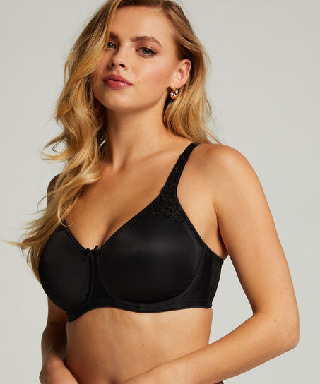Soutien-gorge &agrave; armatures non-pr&eacute;form&eacute; Minimizer, Noir