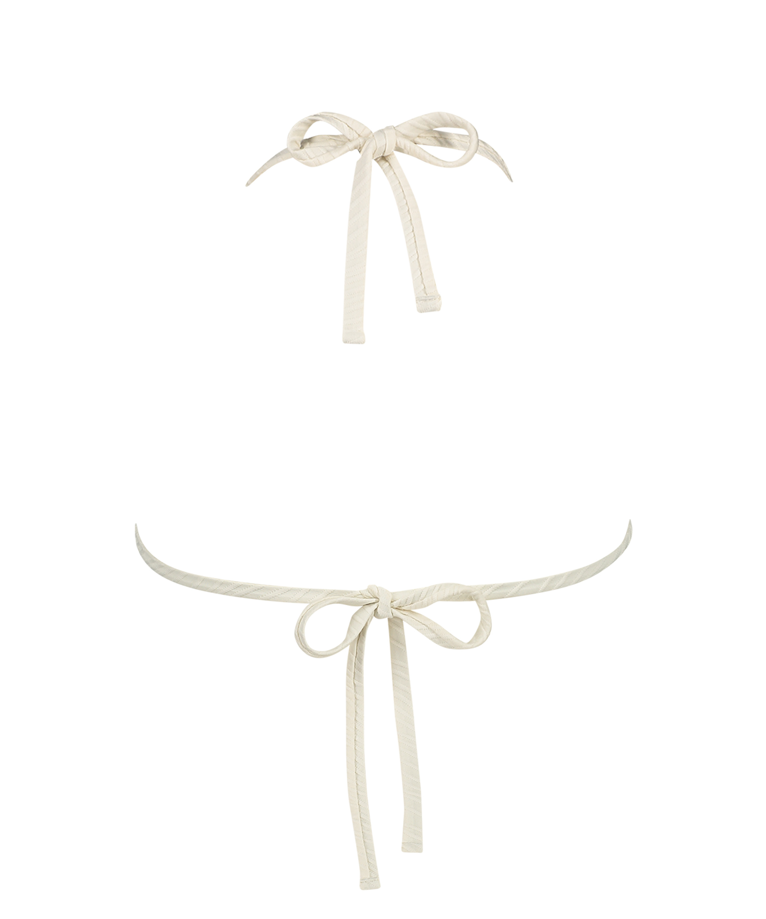 Haut de bikini triangle Cozumel, Blanc, main