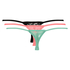 3-pack tangas lace, Bleu