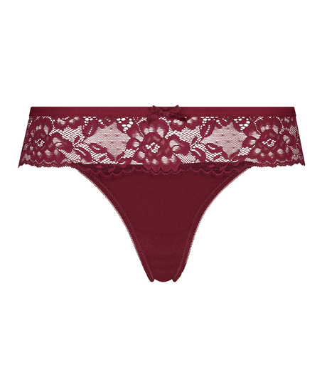 Boxer string Bianca, Rouge