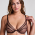 Soutien-gorge à armatures non-préformé Rianne, Marron