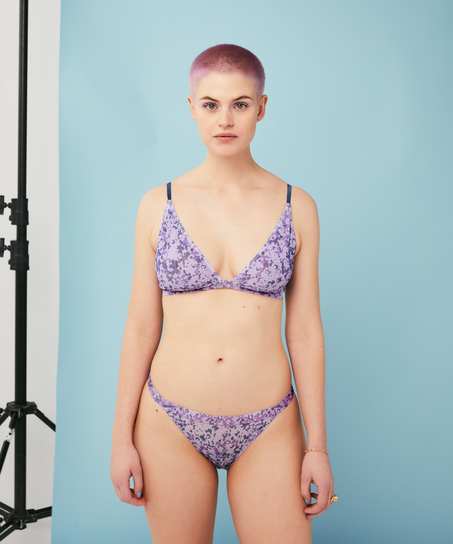 Slip tanga That Is Lit, Bleu