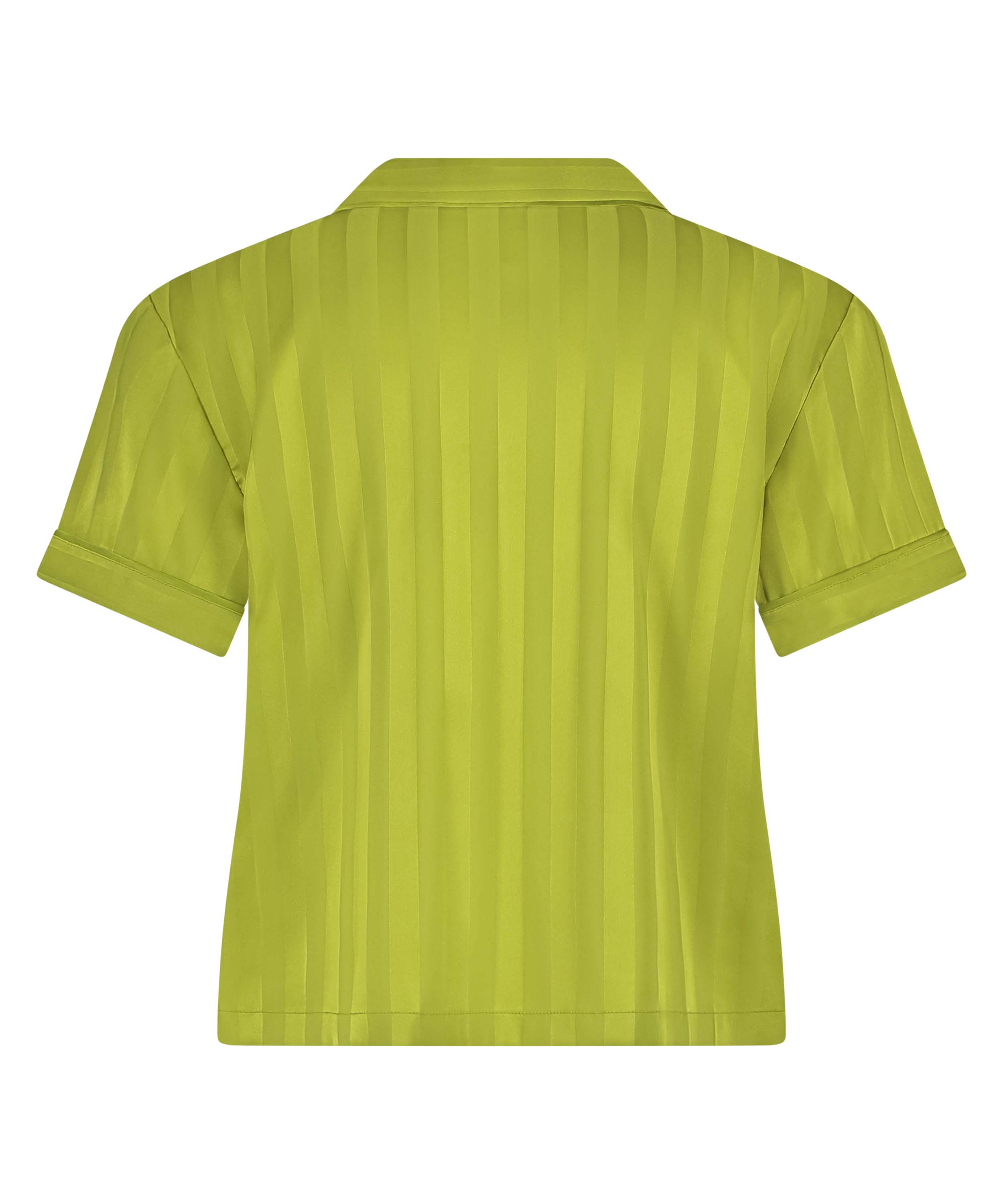 Veste à manches courtes en satin, Vert, main