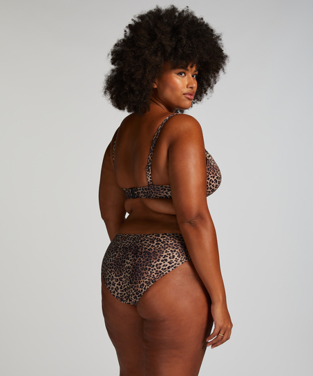 Haut de bikini push-up Cannes, Marron