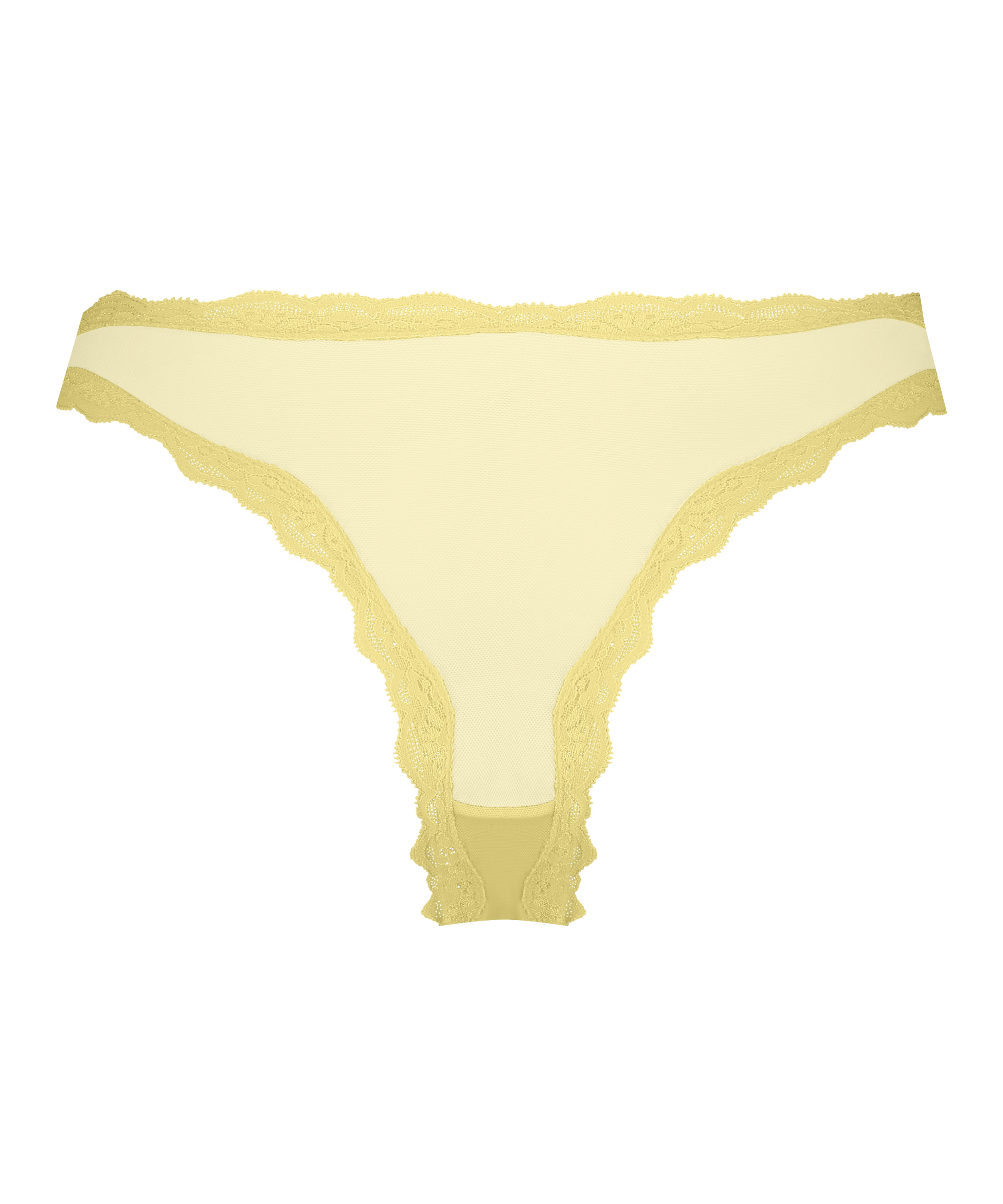 Slip brésilien Astra, Jaune, main