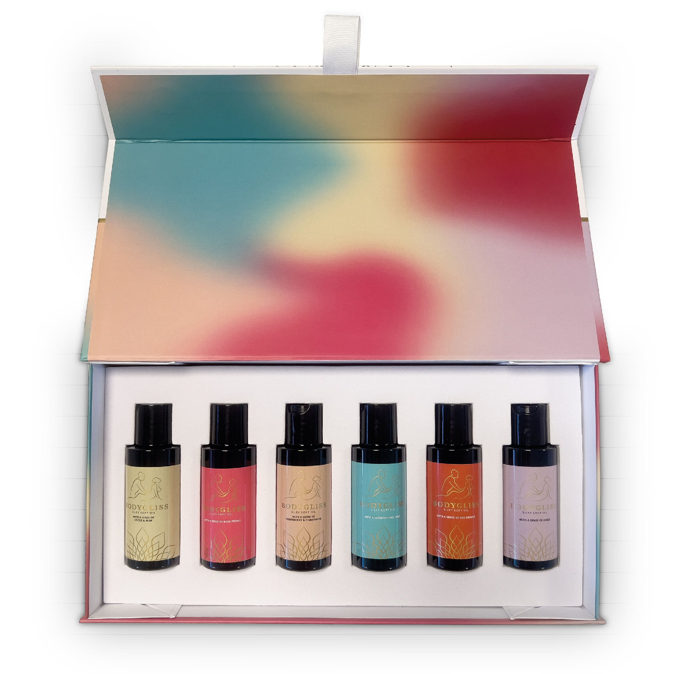 BodyGliss - Coffret collection pour massages, Blanc