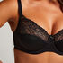 Soutien-gorge &agrave; armatures non-pr&eacute;form&eacute; Sophie, Noir