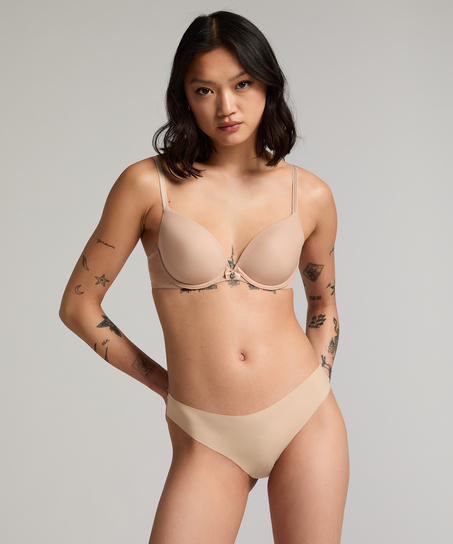 Slip brésilien Invisible Micro, Beige