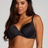 Soutien-gorge t-shirt basic, Noir