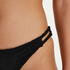 Bas de bikini brésilien Crochet, Noir