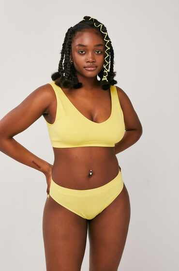 Hunkemöller Slip brésilien échancré Bae Jaune
