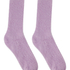 Chaussettes Duveteuses, Violet