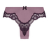 Slip brésilien Lace & Shine, Violet