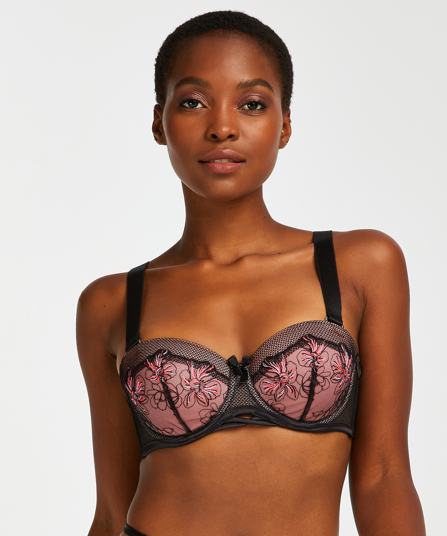 Soutien-gorge à armatures préformé Emily, Noir, main