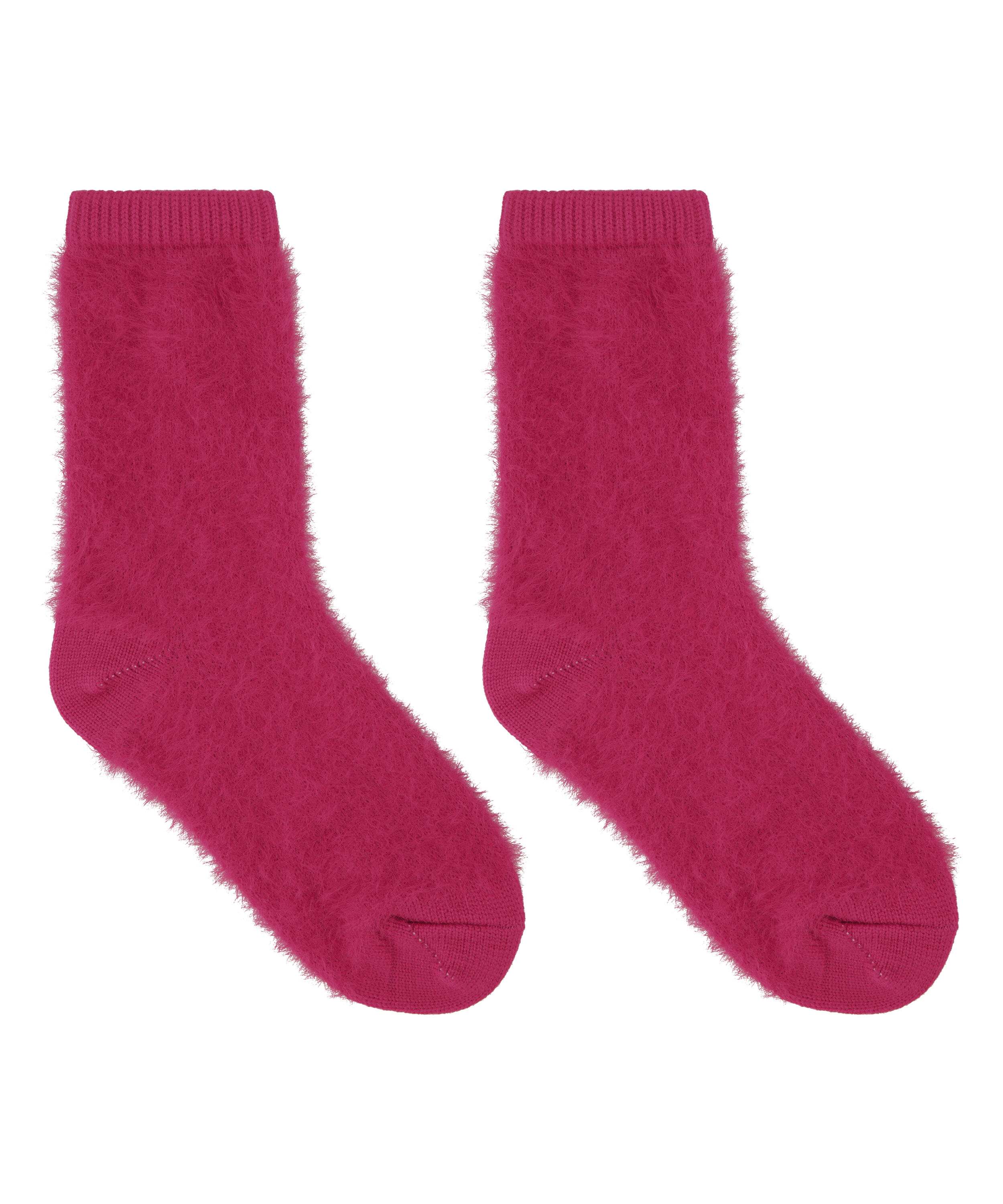 1 paire de chaussettes tricot&eacute;es, Rose
