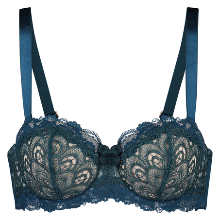 Soutien-gorge à armatures préformé sans bretelles Latrice, Bleu