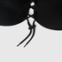 Soutien-gorge adhésif push-up, Noir