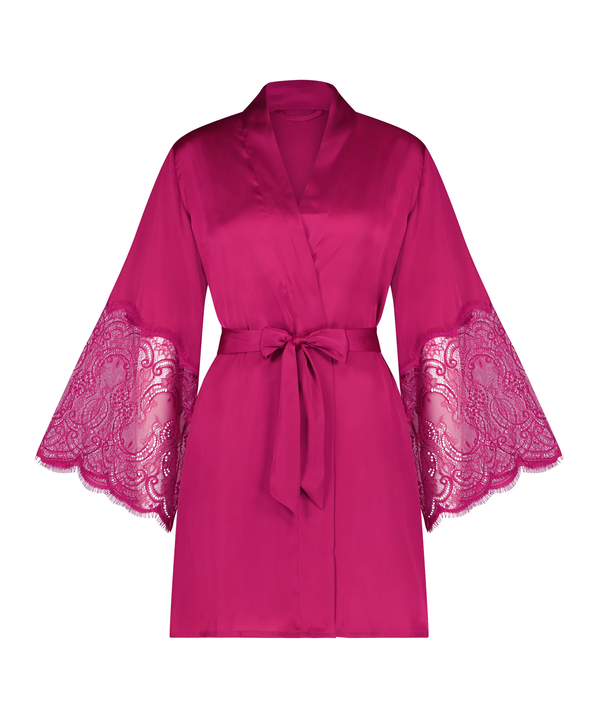 Kimono Satin, Rose, main