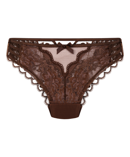 Slip brésilien Lisa, marron