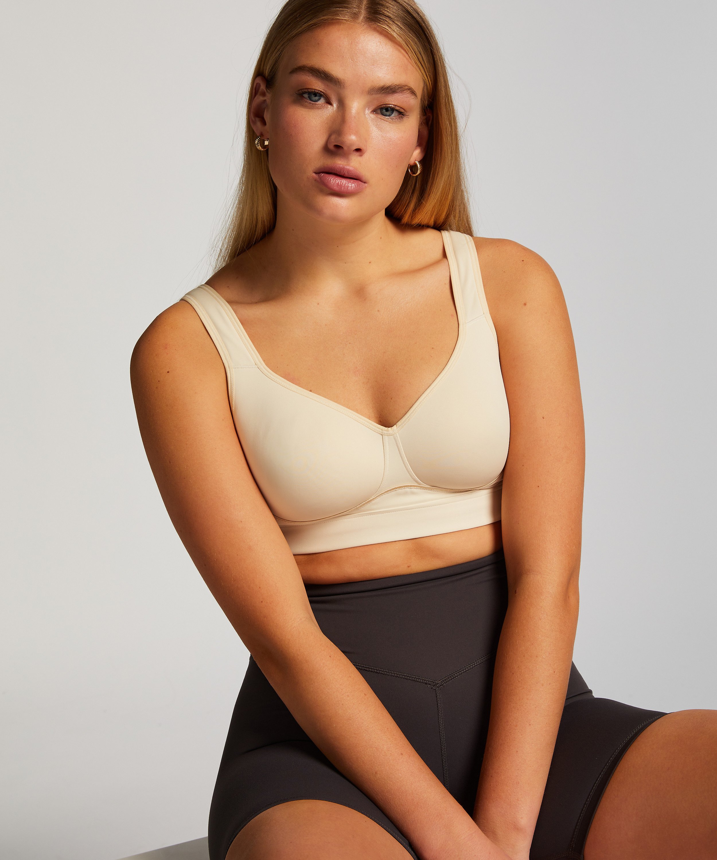 HKMX Soutien-gorge de sport The All Star Maintien niveau 2, Beige, main
