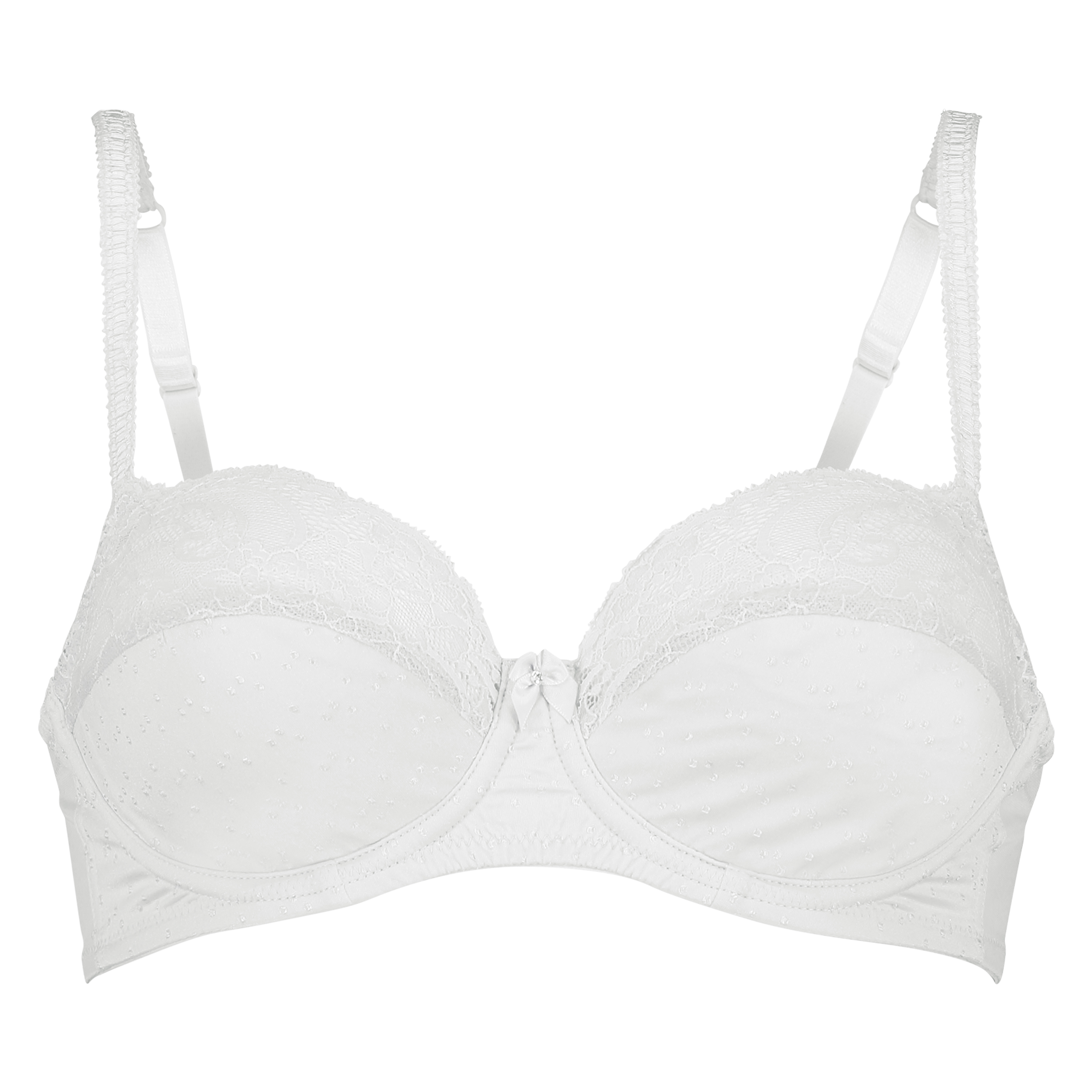 Soutien-gorge &agrave; armatures non-pr&eacute;form&eacute; Sophie, Blanc, main