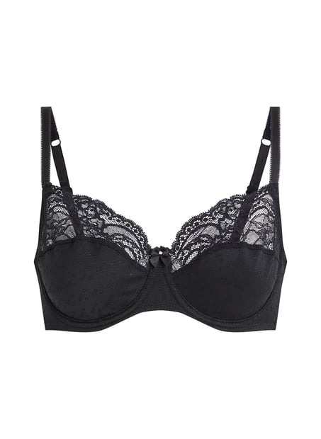 Soutien-gorge &agrave; armatures non-pr&eacute;form&eacute; Sophie, Noir