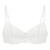 Soutien-gorge à armatures non-rembourré Pointelle, Blanc