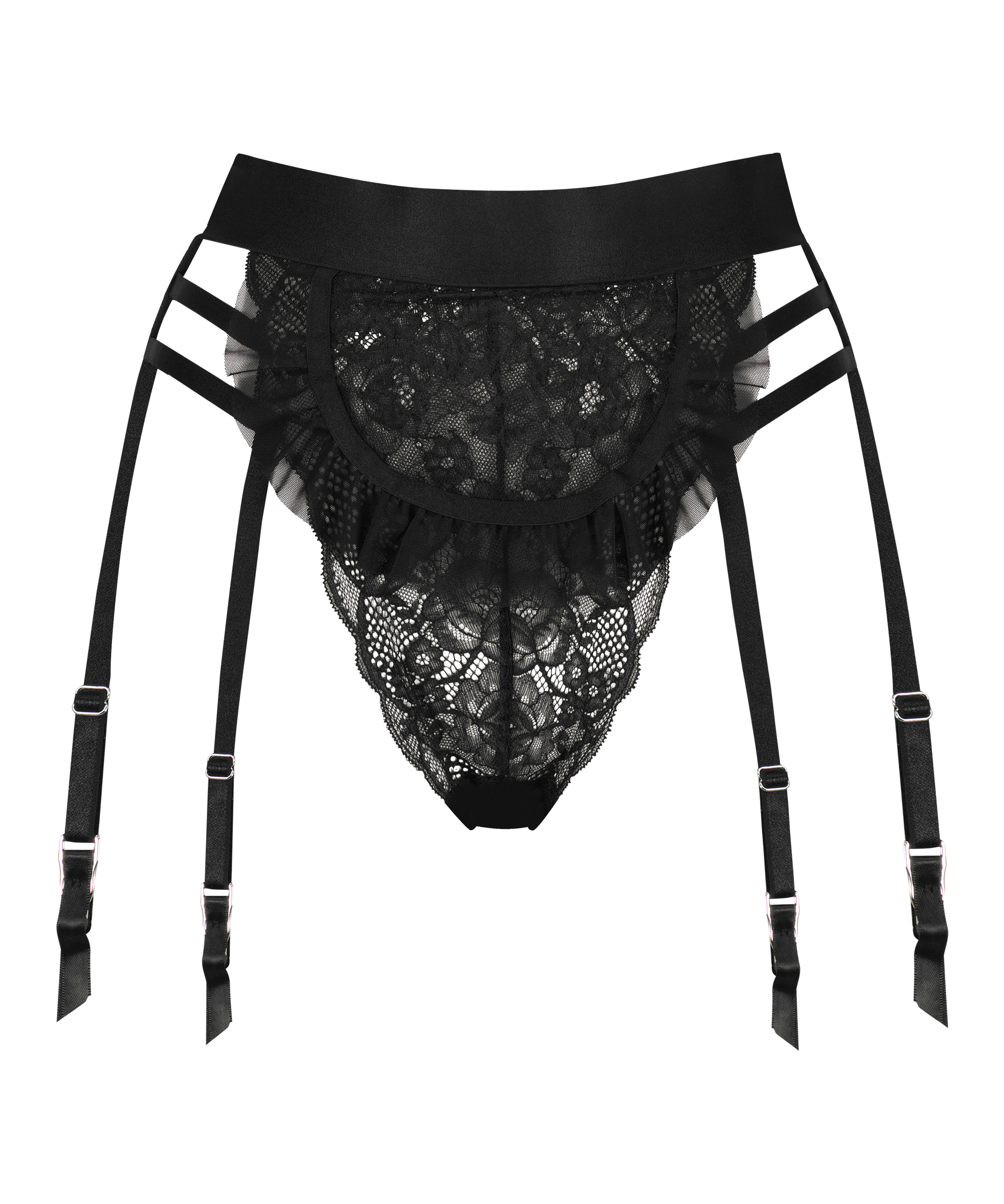 Slip brésilien Ellen Maid, Noir, main