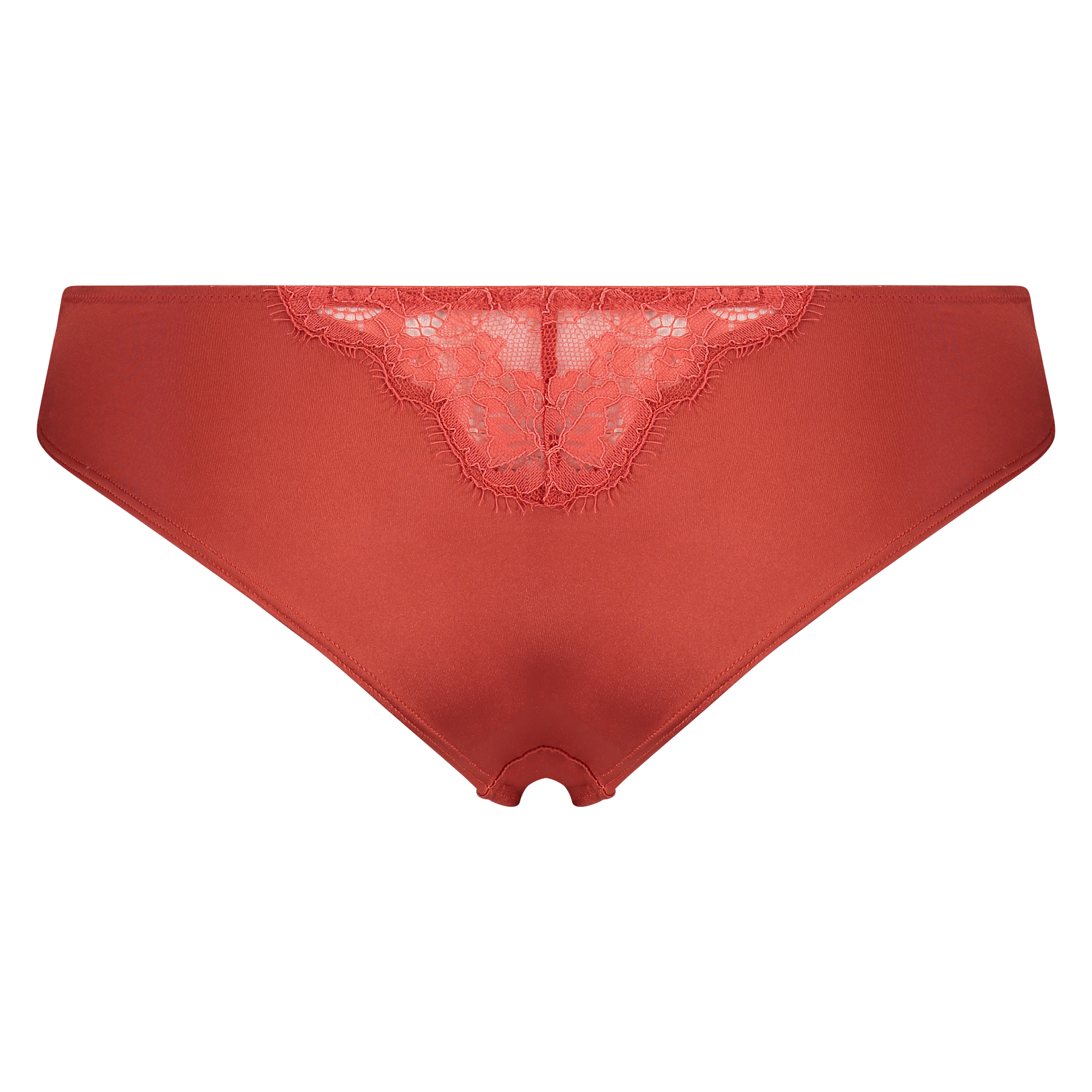 Slip brésilien Yumi, Rouge, main