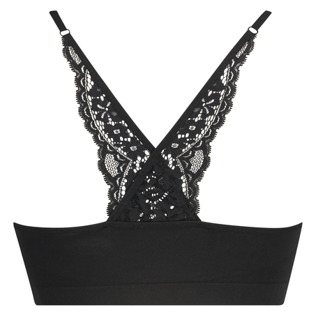 Brassière sans coutures Marine, Noir