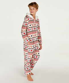 Onesie Teens Fleece, Bronzage