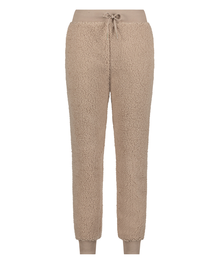 Pantalon de jogging polaire, Marron