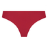 Slip brésilien invisible Fishnet, Rouge