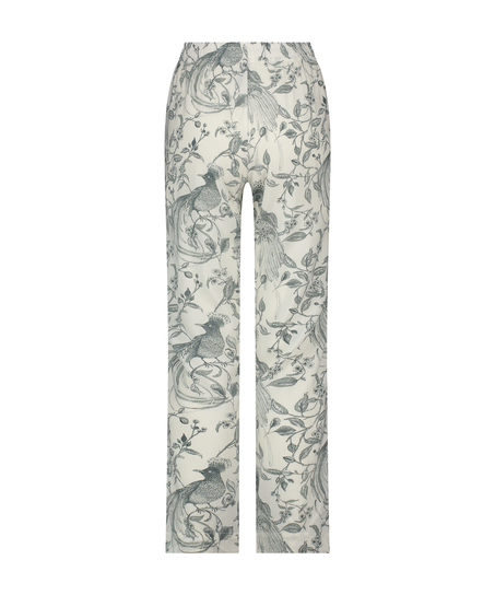 Pantalon de pyjama en Coton, Blanc