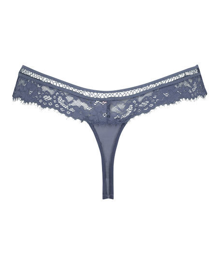 String taille extra basse Gianni, Bleu