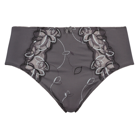 Slip taille haute Diva, Gris