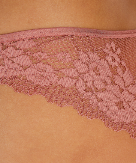 Slip brésilien Bruna, Rose