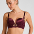 Soutien-gorge à armatures longline push-up préformé Avela, Rouge