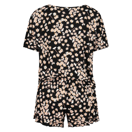 Ensemble de pyjama court, Noir