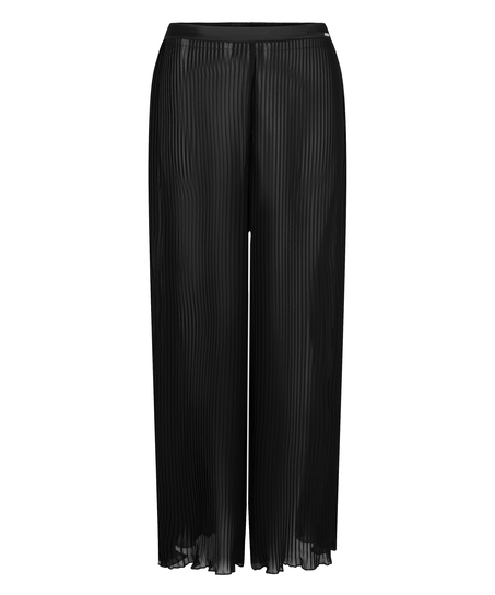 Pantalon Plisse, Noir