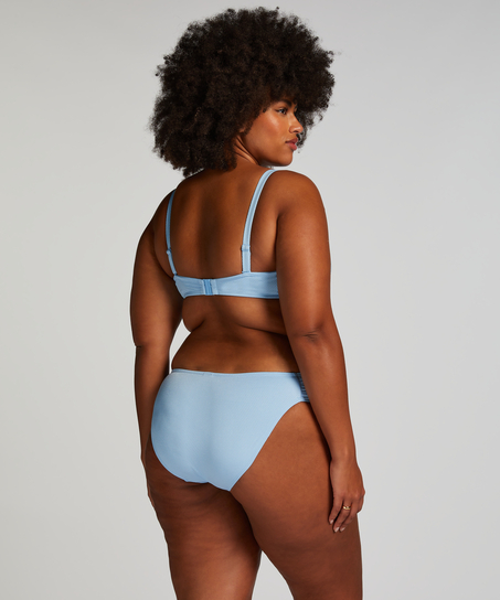 Haut de bikini &agrave; armatures &agrave; effet push-up pr&eacute;form&eacute; Scallop Taille A - E, Bleu